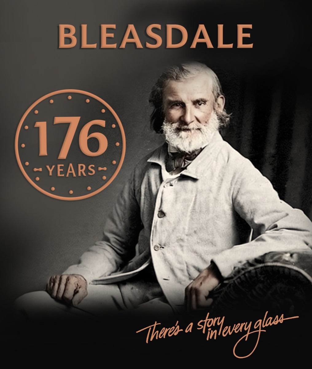 Bleasdale 176 周年传承人物肖像与铜色印章