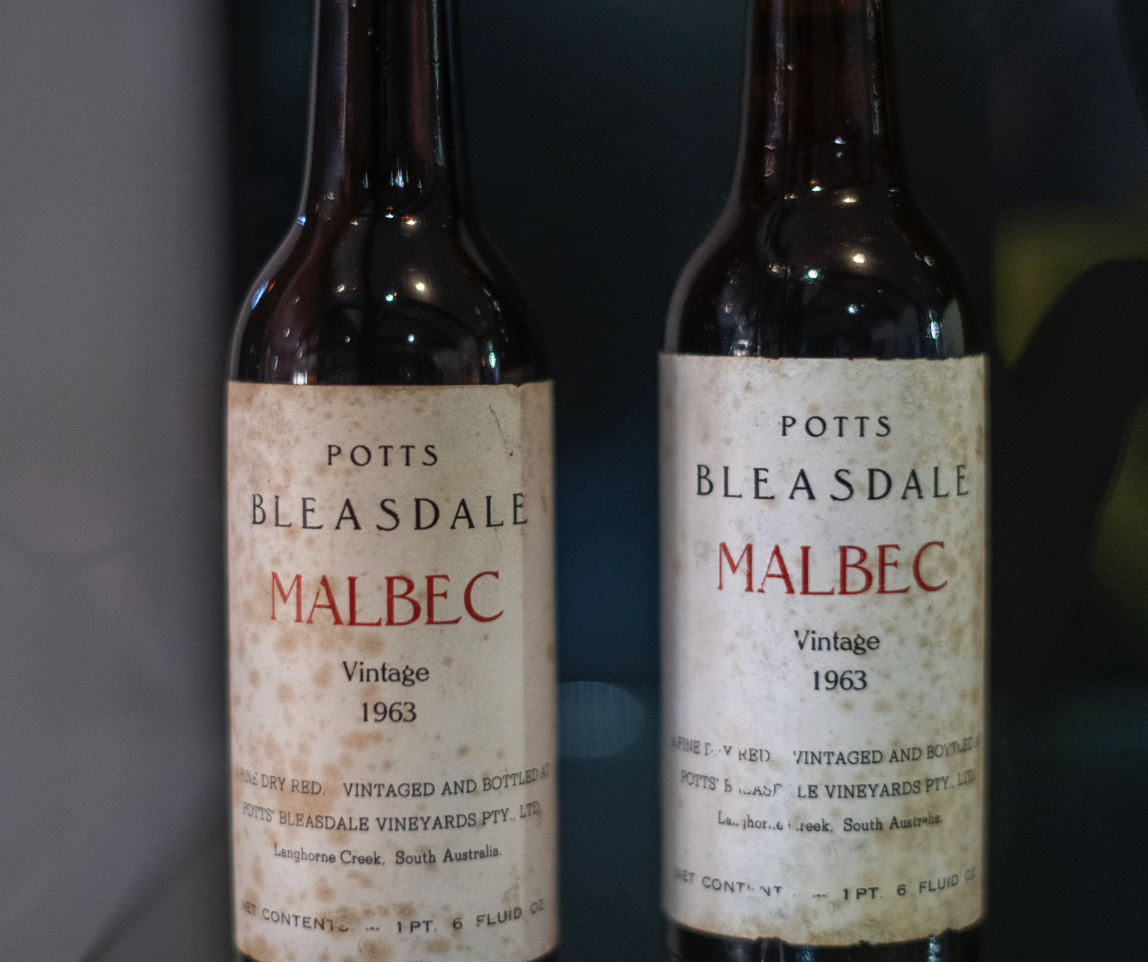 1963 年 Potts Bleasdale Malbec 档案瓶